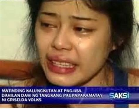 criselda volks cris villanueva|Criselda Volks hubby denies ruining son's life .